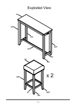 Preview for 6 page of Furniture of America Caerleon CM3474PT-3PK Assembly Instructions Manual