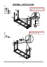 Preview for 7 page of Furniture of America Caerleon CM3474PT-3PK Assembly Instructions Manual