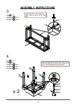 Preview for 8 page of Furniture of America Caerleon CM3474PT-3PK Assembly Instructions Manual