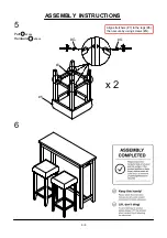 Preview for 9 page of Furniture of America Caerleon CM3474PT-3PK Assembly Instructions Manual