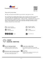 Preview for 2 page of Furniture of America Calabria FOA3908PT Assembly Instructions Manual