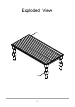 Preview for 6 page of Furniture of America Calabria FOA3908T Assembly Instructions Manual