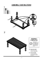 Preview for 7 page of Furniture of America Calabria FOA3908T Assembly Instructions Manual