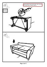 Preview for 4 page of Furniture of America Caldicot CM6954LV Assembly Instructions