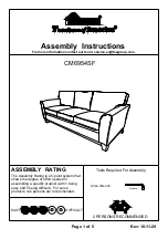 Furniture of America Caldicot CM6954SF Assembly Instructions preview