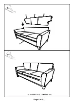 Preview for 5 page of Furniture of America Caldicot CM6954SF Assembly Instructions