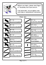 Preview for 3 page of Furniture of America California CM-BK589 Assembly Instructions Manual