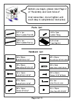 Preview for 4 page of Furniture of America California CM-BK589 Assembly Instructions Manual