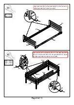 Preview for 6 page of Furniture of America California CM-BK589 Assembly Instructions Manual