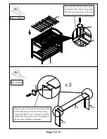 Preview for 7 page of Furniture of America California CM-BK600CH Assembly Instructions Manual