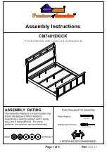 Preview for 6 page of Furniture of America California CM7481CK Assembly Instructions Manual