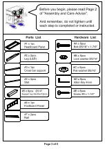 Preview for 8 page of Furniture of America California CM7481CK Assembly Instructions Manual