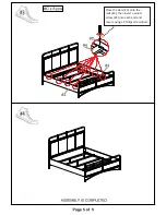 Preview for 5 page of Furniture of America California CM7558CK Assembly Instructions Manual