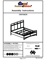 Preview for 6 page of Furniture of America California CM7558CK Assembly Instructions Manual