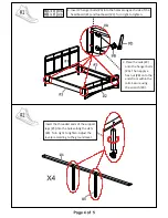 Preview for 9 page of Furniture of America California CM7558CK Assembly Instructions Manual