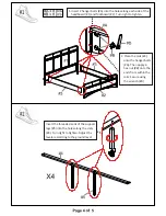 Preview for 14 page of Furniture of America California CM7558CK Assembly Instructions Manual