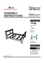 Furniture of America CALIFORNIA CM7966-CK Assembly Instructions Manual preview