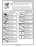 Preview for 4 page of Furniture of America California CMBK588TEX Assembly Instructions Manual