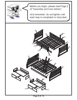 Preview for 5 page of Furniture of America California CMBK588TEX Assembly Instructions Manual