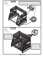 Preview for 8 page of Furniture of America California CMBK588TEX Assembly Instructions Manual