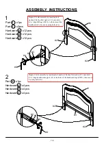 Preview for 7 page of Furniture of America Calliope CM7751CK Assembly Instructions Manual