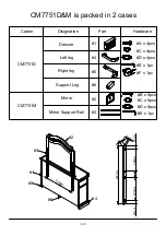 Preview for 6 page of Furniture of America Calliope CM7751D&M Assembly Instructions Manual