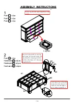 Preview for 7 page of Furniture of America Calliope CM7751D&M Assembly Instructions Manual