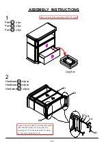 Preview for 6 page of Furniture of America Calliope CM7751TV Assembly Instructions Manual