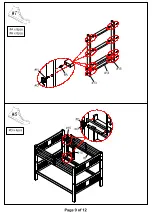 Preview for 9 page of Furniture of America Cameron CM-BK929F Assembly Instructions Manual