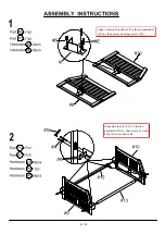 Preview for 8 page of Furniture of America Canberra CM-BK605 Assembly Instructions Manual