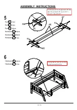 Preview for 10 page of Furniture of America Canberra CM-BK605 Assembly Instructions Manual