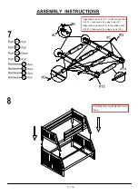 Preview for 11 page of Furniture of America Canberra CM-BK605 Assembly Instructions Manual