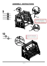 Preview for 12 page of Furniture of America Canberra CM-BK605 Assembly Instructions Manual