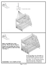 Preview for 11 page of Furniture of America Canberra CM-BK607 Assembly Instructions Manual