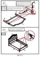 Предварительный просмотр 4 страницы Furniture of America Capella CM7442CK Assembly Instructions Manual