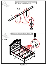 Предварительный просмотр 10 страницы Furniture of America Capella CM7442CK Assembly Instructions Manual