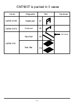 Preview for 6 page of Furniture of America Cara CM7903T Assembly Instructions Manual