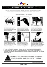 Preview for 2 page of Furniture of America Castor CM7590BKCK Assembly Instructions Manual