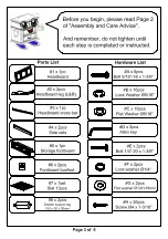 Preview for 11 page of Furniture of America Castor CM7590BKCK Assembly Instructions Manual