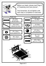 Preview for 12 page of Furniture of America Castor CM7590BKCK Assembly Instructions Manual