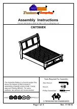 Preview for 17 page of Furniture of America Castor CM7590BKCK Assembly Instructions Manual