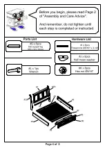 Preview for 20 page of Furniture of America Castor CM7590BKCK Assembly Instructions Manual