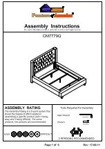 Preview for 1 page of Furniture of America Cayla CM7779Q Assembly Instructions Manual