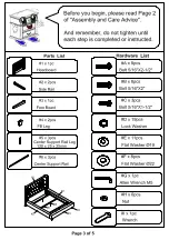 Preview for 3 page of Furniture of America Cayla CM7779Q Assembly Instructions Manual