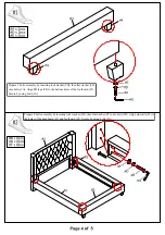 Preview for 4 page of Furniture of America Cayla CM7779Q Assembly Instructions Manual