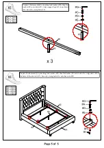 Preview for 5 page of Furniture of America Cayla CM7779Q Assembly Instructions Manual