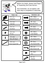 Preview for 8 page of Furniture of America Cayla CM7779Q Assembly Instructions Manual