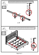 Preview for 10 page of Furniture of America Cayla CM7779Q Assembly Instructions Manual