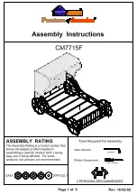 Preview for 1 page of Furniture of America Charm CM7715F Assembly Instructions Manual