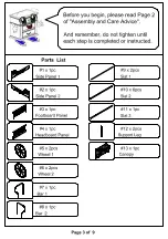 Preview for 3 page of Furniture of America Charm CM7715F Assembly Instructions Manual